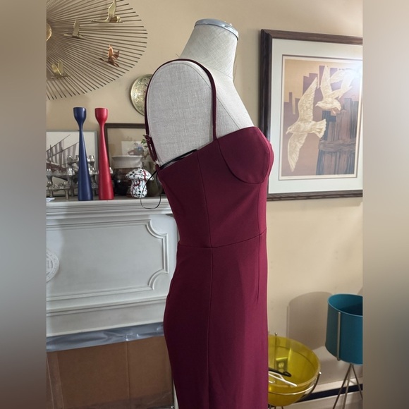 Katie May Yasmin Gown in Wine Bordeaux size S - Picture 6 of 16